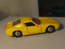 Vintage Lesney Matchbox Lamborghini Miura No. 33 Opening Doors