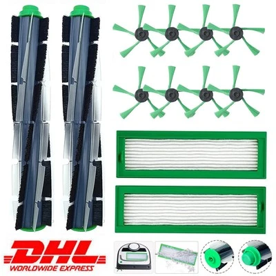 TUORAY Für Vorwerk Kobold VR200 VR300 Saugroboter Haupt-/Seitenbürsten Filter Zubehör