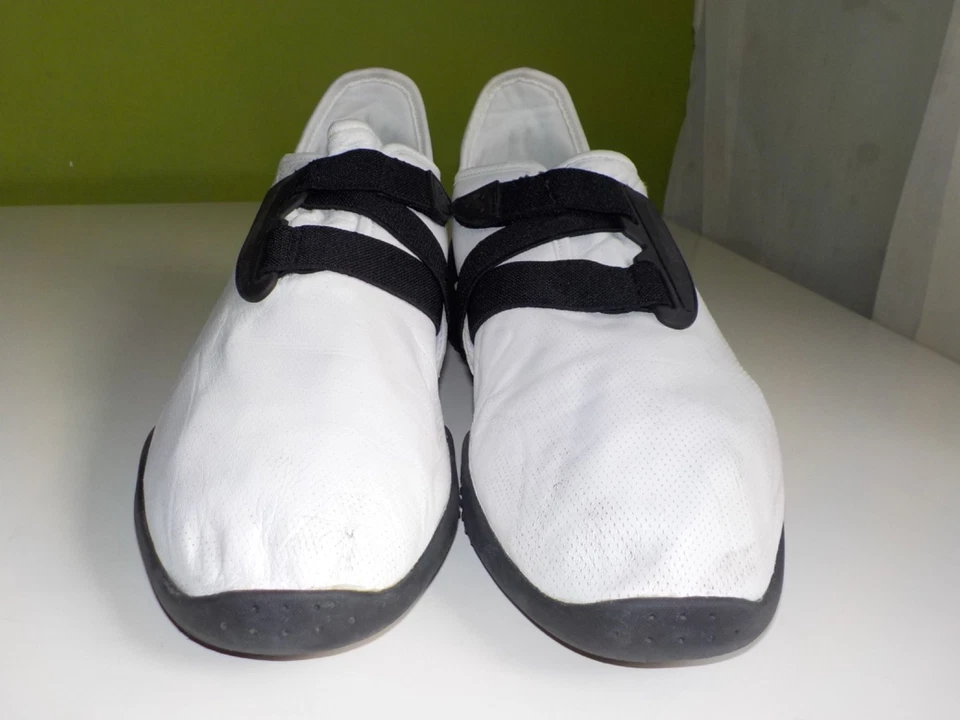 Baskets vintage PUMA Mostro NYC blanc noir 363624-01 gay-occasion rare taille 44,5 10 11 - Photo 3/4