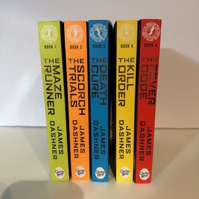 James Dashner The Maze Runner Series 5 Book Set Softback 1-5 Collection