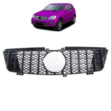 Frontgrill Gloss Black passend für Mercedes ML W164 2005-2008 Panamericana GT Frontgrill Gloss Black passend für Mercedes ML W164 2005-2008 Panamericana GT