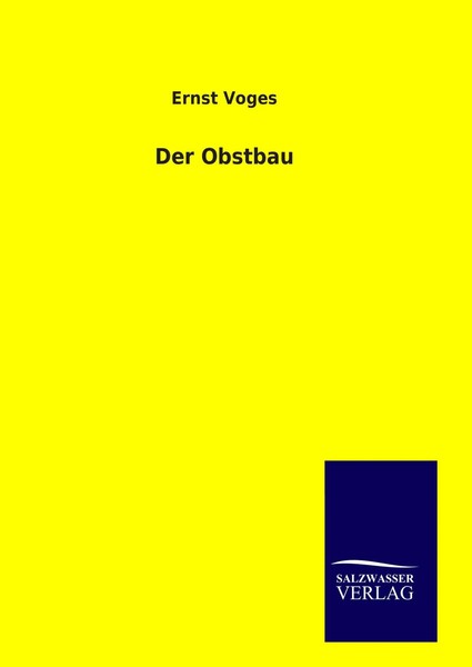 Ernst Voges | Der Obstbau | Buch | Deutsch (2014) | 148 S. | Outlook-image