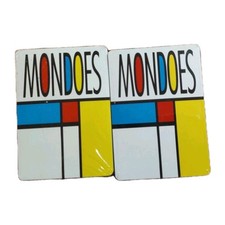 Vintage MONDOES-4 Card Playing Game Made In USA Decks Only Rummy Style