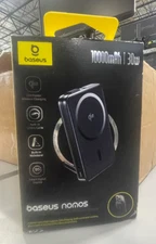 BASEUS QI2 3-IN-1 CERTIFIED 15W MAGSAFE BATTERY PACK NOMOS - COSMIC BLACK