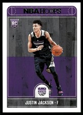 2017-18 Hoops #265 Justin Jackson Sacramento Kings Rookie