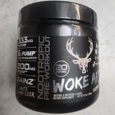 Bucked Up Woke AF White Gummy Deer Pre Workout