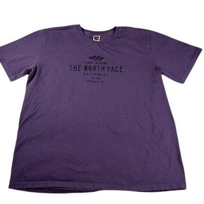 The North Face Mens XL Purple Fine Alpine Equipment Graphic T-Shirt Berkeley CA