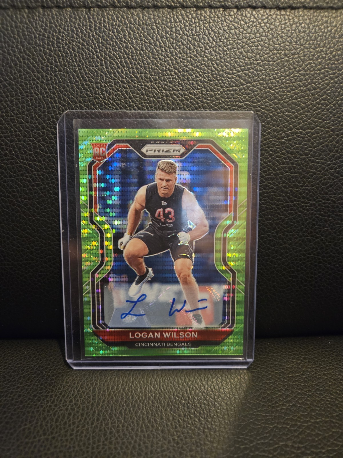 Logan Wilson Panini Prizm #309 Autograph