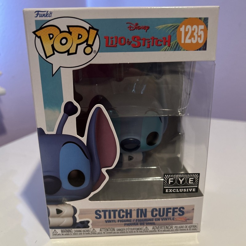 Funko Pop Disney Little & Stitch Stitch In Cuffs FYE Exclusive