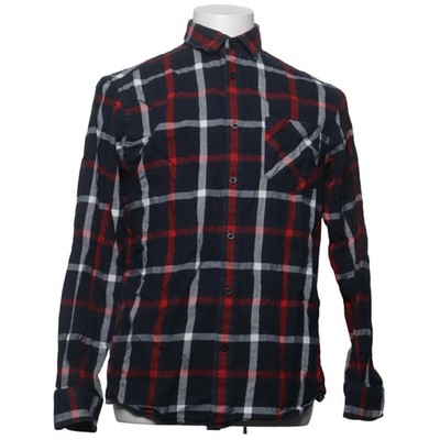 Celio, Flanellhemd, Größe: M, Patrick, Blau/Rot/Weiß, Baumwolle, Karo #tyL