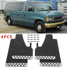 For Ford E150 E250 E350 Econoline Van 4x Rally Mud Flaps Splash Guard Mudguards For Ford E150 E250 E350 Econoline Van 4x Rally Mud Flaps Splash Guard Mudguards