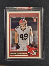 2025 Score Carson Schwesinger RC #102 Mystery Rookie Redemption Sealed