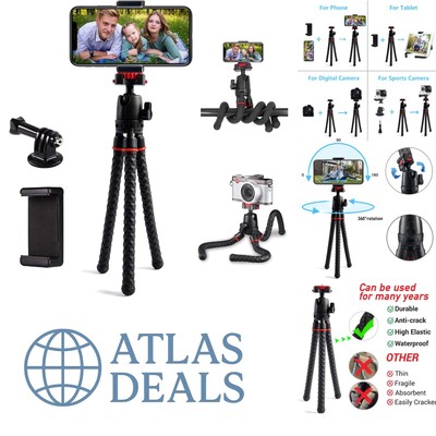Adjustable 360° Octopus Tripod for Smartphones & DSLRs with Wireless Control