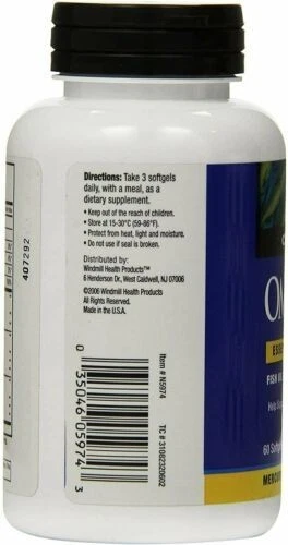 Omegaworks Omega 3-6-9 Suplemento Dietético Apoyo a la Salud Articular Cápsulas Blandas 60 ct Foto 3 de 3