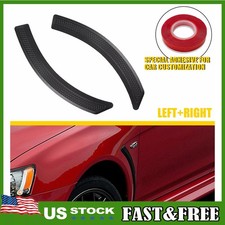 2x Car Side Fender Vent Cover Trim For 2002-2016 Mitsubishi Lancers And Old Evo