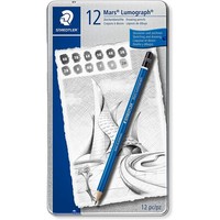 Staedtler Bleistift Set Mars Lumograph 100 Mit 12 HäRtegrade Zeichenbleistift