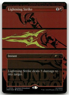 Lightning Strike #4 (Foil) (NM) Standard Showdown SSP Magic MTG