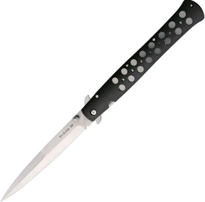 Cold Steel Ti-Lite VI Black Linerlock Folding AUS-8A Pocket Knife 26SXP