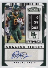2020 Panini Contenders Draft Picks College Ticket Jamycal Hasty #245 Auto 0e3p