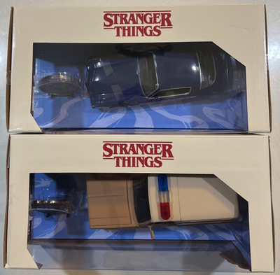 NEW 2025 JADA Stranger Things Billy's Chevy Camaro Z28 & HOPPERS
