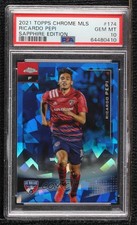 2021 Topps Chrome MLS Sapphire Edition Ricardo Pepi #174 PSA 10 GEM MT ow1