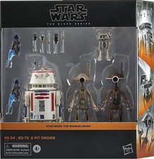Hasbro Star Wars The Black Series   R5-D4  BD-72 & PIT DROIDS Mandalorian