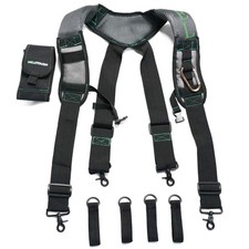 Work Belt Suspenders with Gel Shoulder Pad Electrician Construction Farmer