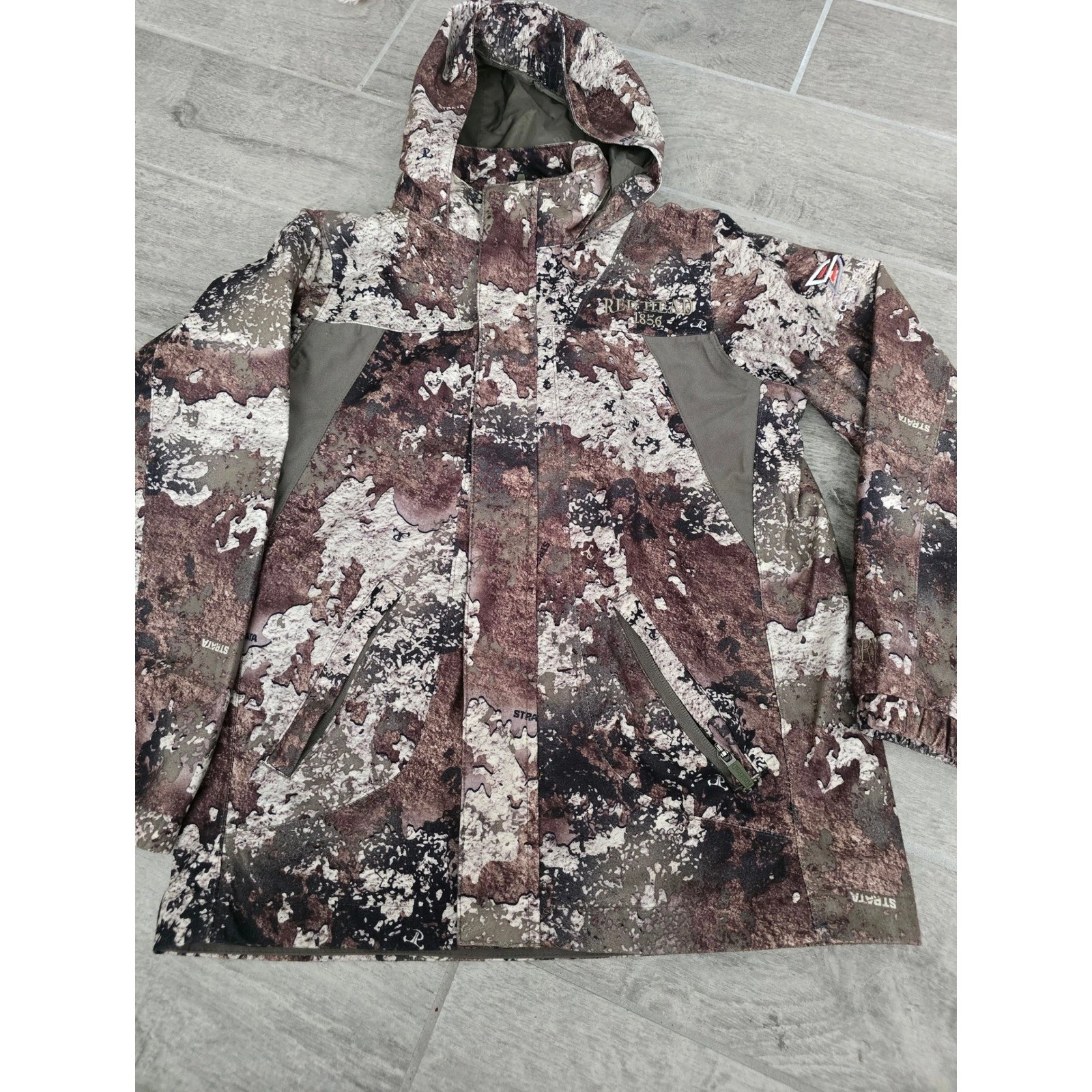 Red Head Squaltex Scentinel Bone Dry Camouflage Jacket Youth Large Hood Outdoor