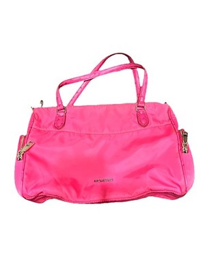 Italian leather Cromia Nylon Neon Pink Handbag