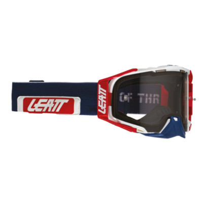 Leatt Velocity 6.5 Goggle CHILLI/LIGHT Blue - Light Grey Lens