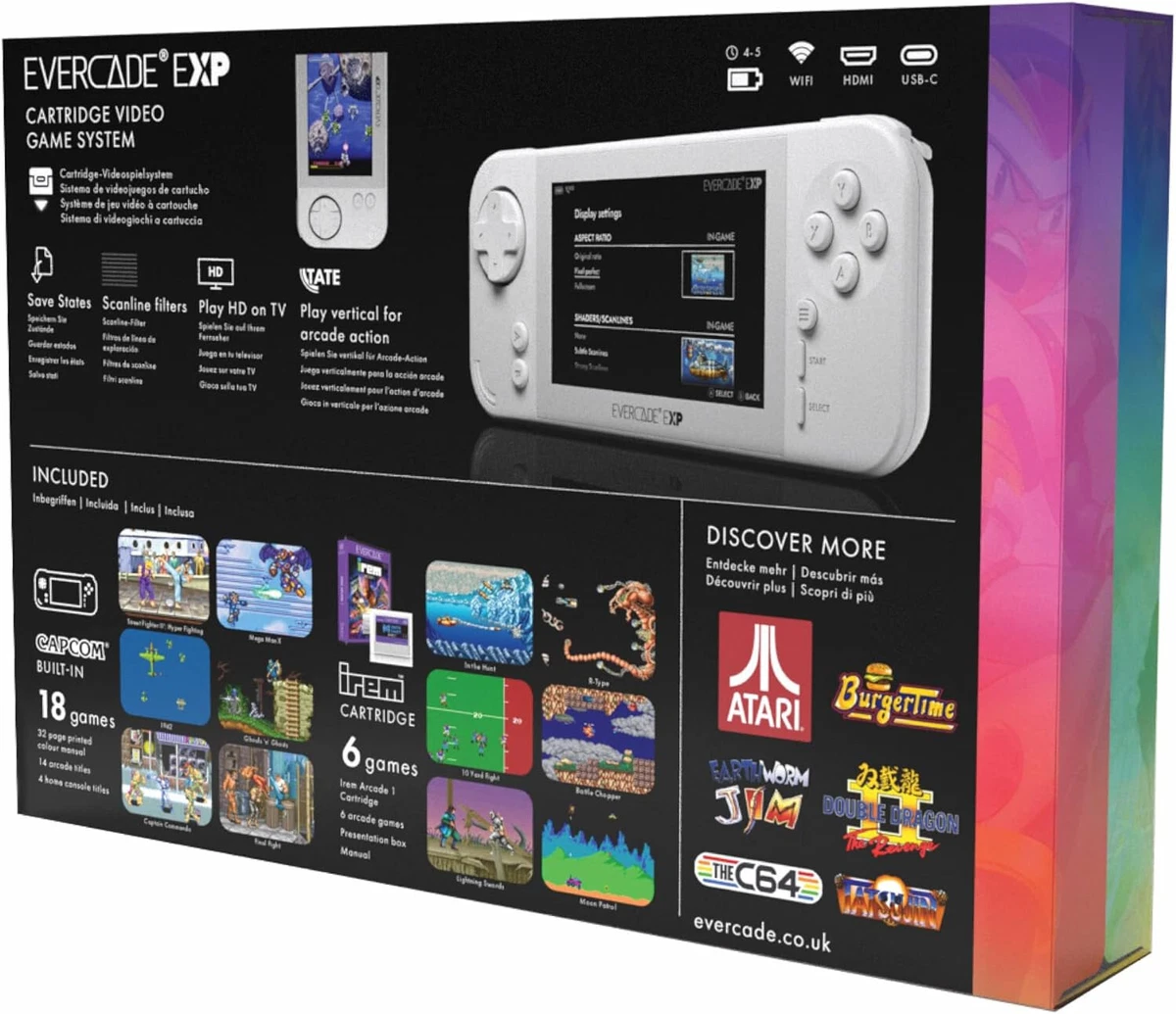 Blaze evercade sale retro handheld console