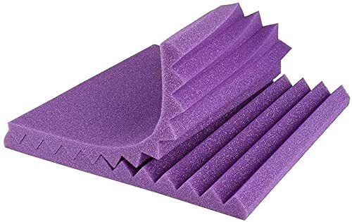 52 PACK Acoustic Foam Panels 12”×12”×1” Indoor 12"X 12"X 1" Black /Purple - Picture 6 of 7