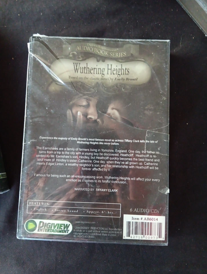Audiobook WUTHERING HEIGHTS & SENSE - SENSIBILITY CDs Brand New Factory Sealed Foto 3 de 3