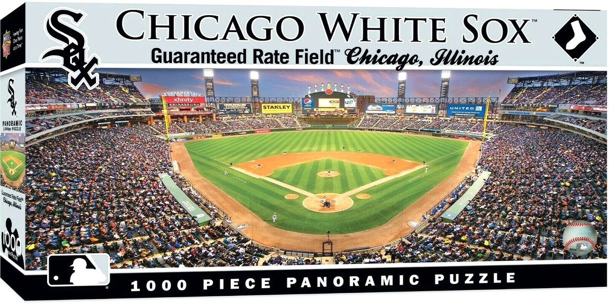 CHICAGO WHITE SOX PANORAMIC JIGSAW PUZZLE MLB 1000 PC GUARANTEED RATE FIELD