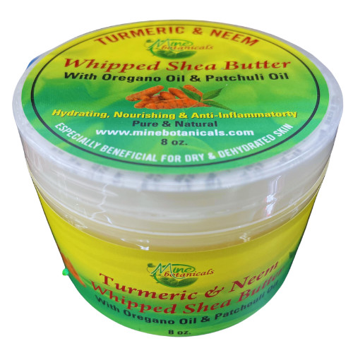 Turmeric & Neem Whipped Shea Butter with Oregano Oil & Patchouli Oil