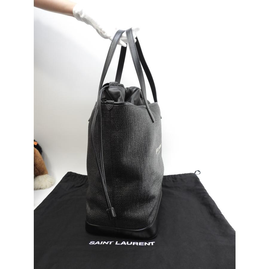 Borsa tote Saint Laurent orsacchiotto YSL nera con cordino borsa a tracolla interna LAdies