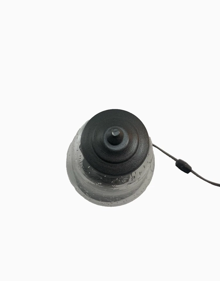 Lámpara de mesa vintage industrial de metal ornamentado para granja de 14" de alto Foto 3 de 4