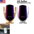 Wireless Automatic Clamping Smart Sensor Car Phone Holder Fast Charger Mount