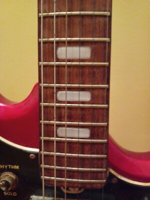 1960's Teisco ET440 With 4 Pickup Solid Body Electric Guitar