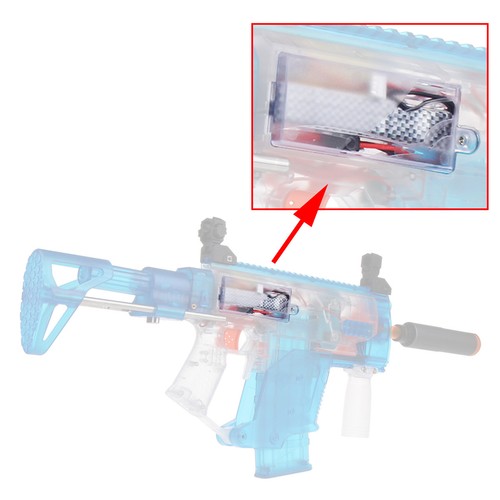 Workermod Extend Battery Cover for Stryfe Swordfish Blaster Modify Toy - Picture 10 of 14