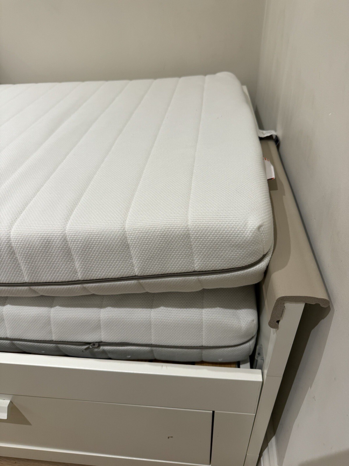 IKEA Brimnes Extendable Daybed with 2 Drawers & 2 foam mattresses eBay