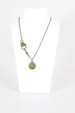 Cadena De Acero Inoxidable Bronce Signo Del Horóscopo Medalla De Signo Scorpion