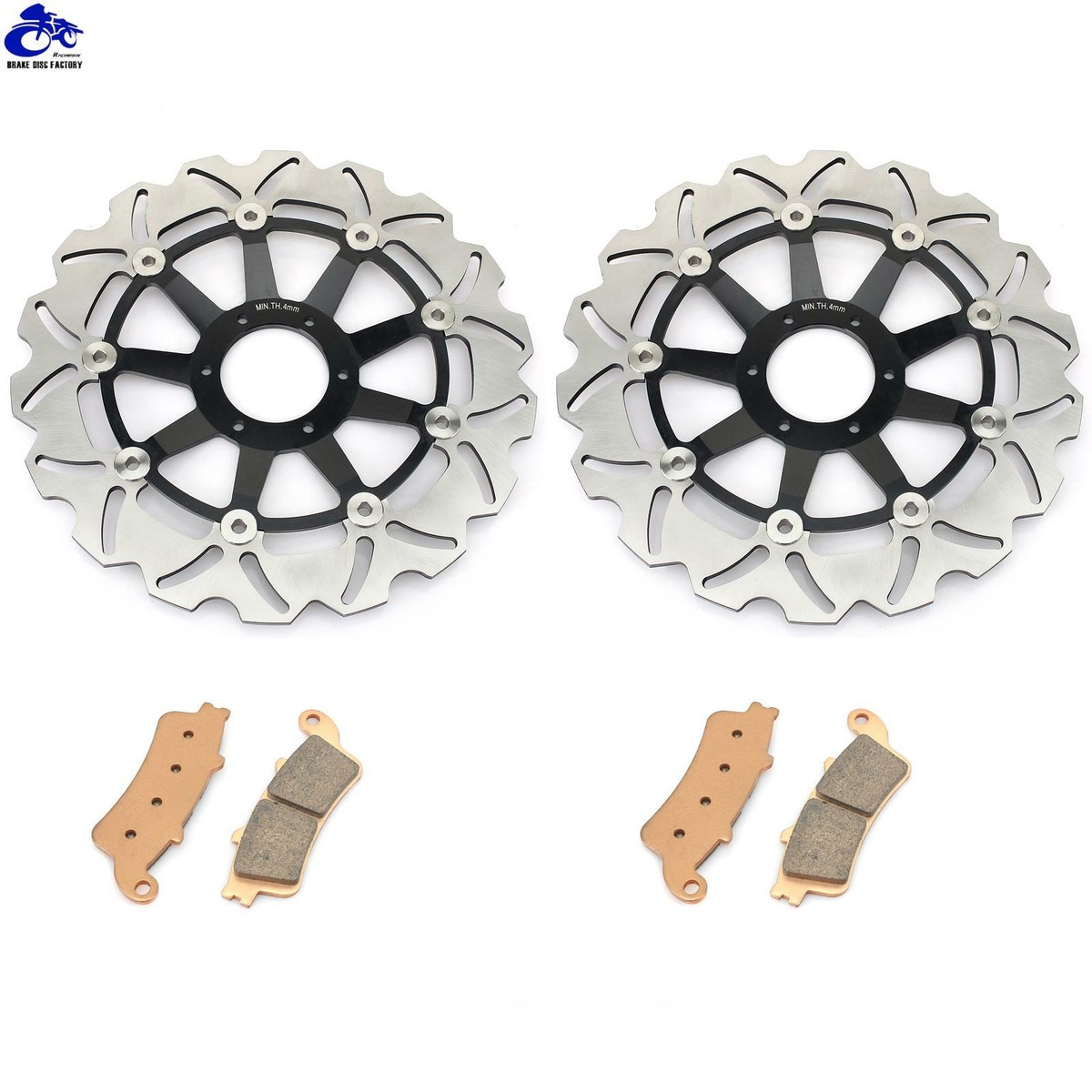 FUTURE SUPPORT セット VFR800Fi Interceptor 800 (1998-2005) Front Brake Discs