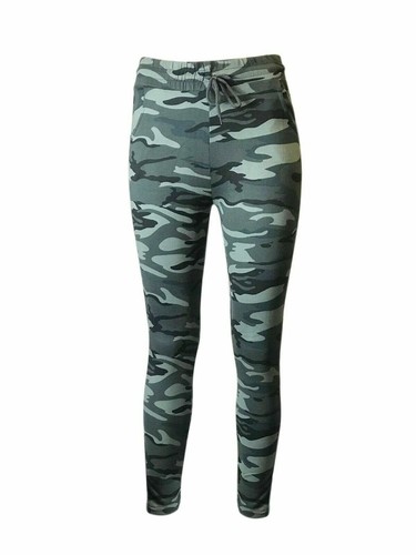 NUEVOS PANTALONES ELÁSTICOS INFORMALES DE MUJER CARGO COMBATE ELÁSTICOS DE CALCE DELGADO DEPORTE CORREDORES - Imagen 7 de 10