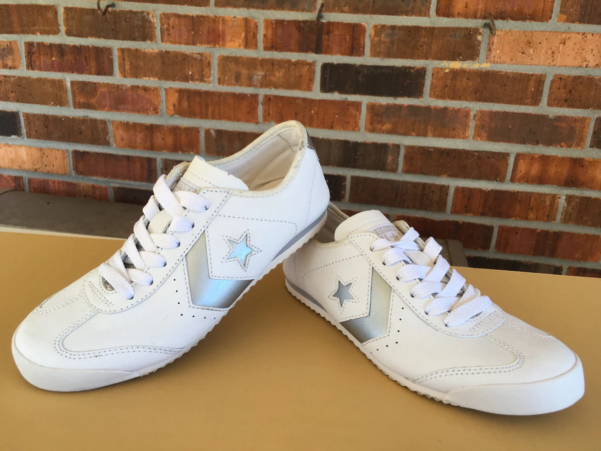 Converse white top leather ebay