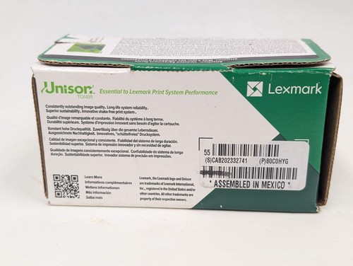 Lexmark CX410/CX510 Yellow Return Program Toner Cartridge Set - 80C0HYG - Picture 3 of 5