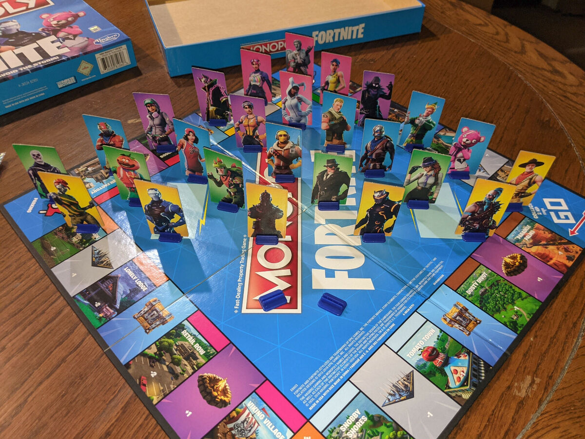 Monopoly - Fortnite Edition - board game - Epic Games / Hasbro - used