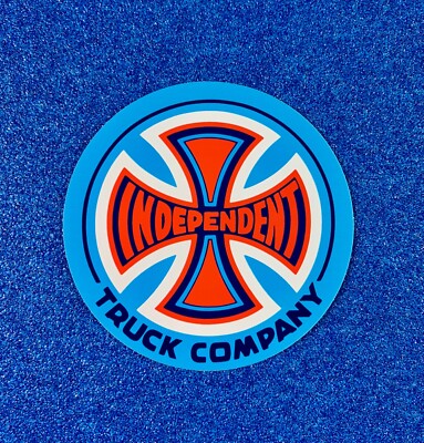 Independent Trucks Skateboard Sticker Blue SMALL 1.75'' Sk8