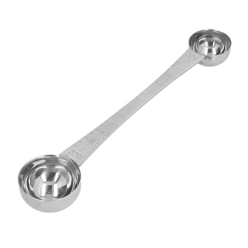 Coffee Scoop With Scale Length Double End Measuring Spoon Stainless Steel US - Picture 2 of 24