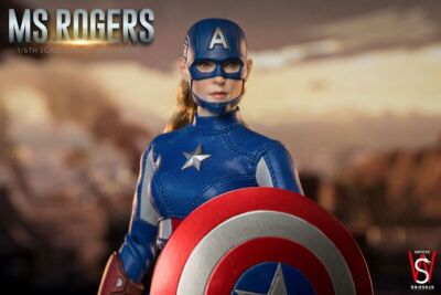 SWTOYS 1/6 ミス ロジャース  FS049 SWTOYS FS049 1/6 Female Captain America MS.Rogers 12